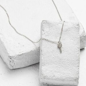 The Giving Keys Silver Key Necklace "Believe"